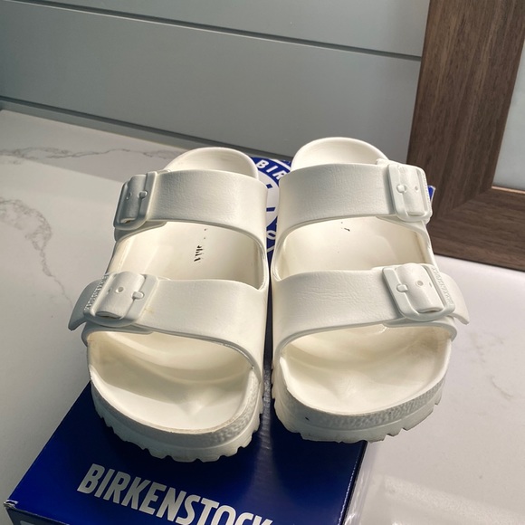 Birkenstock Shoes - Birkenstock Arizona EVA, white, size 36
